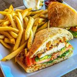 Veg Sandwich And Chips