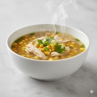 223. Sopa De Pollo Con Maíz