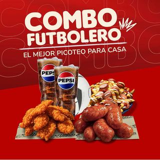 COMBO PARA 2 CON PEPSI ZERO