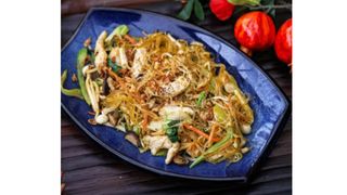 Makaron smażony z wołowiną