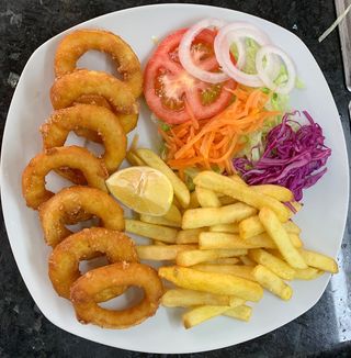Menú Plato De Calamares