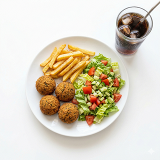 Menú Plato Falafel
