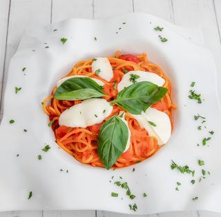 Espaguetis a la sorrentina