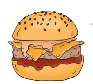 Bacon cheese burger