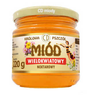 Miód wielokwiatowy  CD Królowa pszczół . 0.22кг