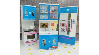 Игровой набор Кухня Холодное сердце(газ.плита, мойка, холодильник,со з