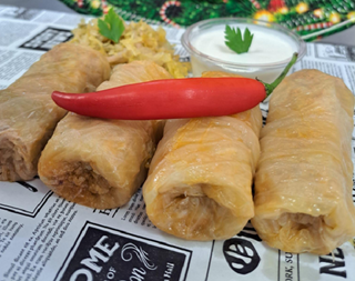 Sărmăluțe cu smântână