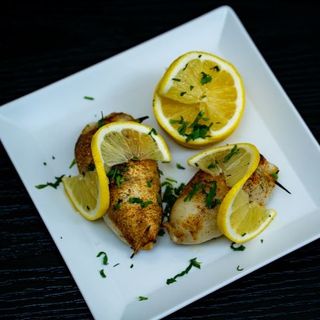 Calamari ripiene di gamberi