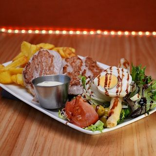 Plato Con Solomillo De Cerdo Al Roquefort