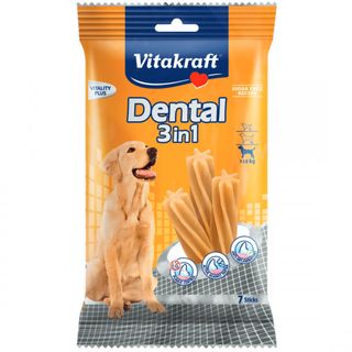Recompensa caini Vitakraft Dental Snack 3in1 Medium 180 g