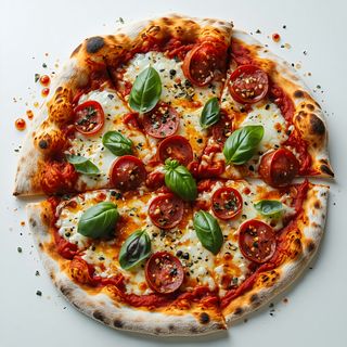 Pizza mezzo metro salsiccia