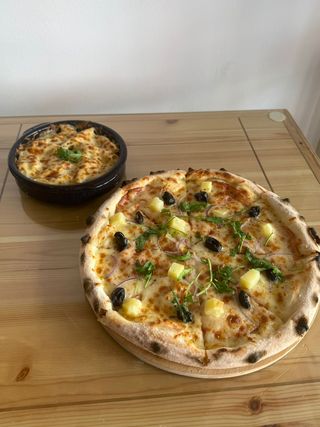 Pizza +Gratine penne au four