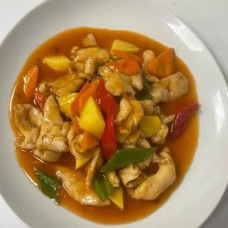 513 Pollo Con Salsa Piña