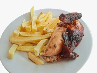 Medio Pollo Asado