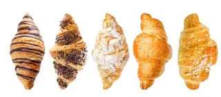 Cornetto con cioccolato al pistacchio