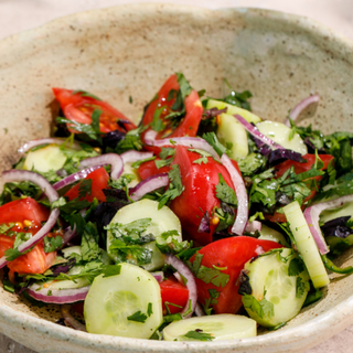 კიტრის და პომიდვრის სალათი