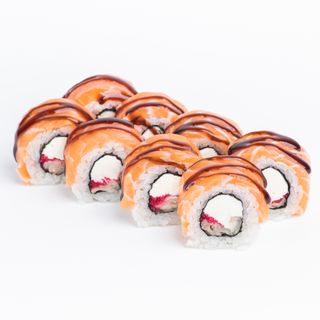 Філадельфія з лососем та вугром 