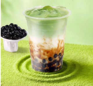 Brown Sugar Matcha Con Bubble (500 Ml.)