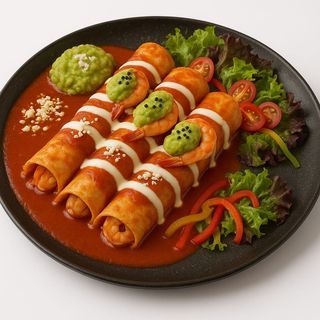 Enchiladas Crevettes