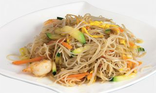 144. Spaghetti di riso gamberi