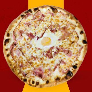 Pizza carbonara