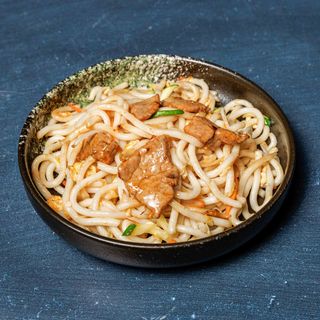 Spaghetti Wudong con vitello