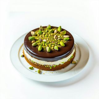 Torta pistacchio e cioccolato