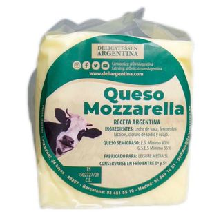 Queso Mozzarella  Estilo Argentino- 1 Kg (1656)