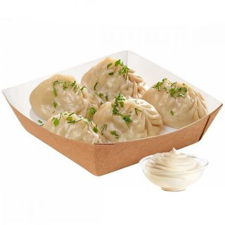 Манты с мясом и картошкой (5 шт.)
