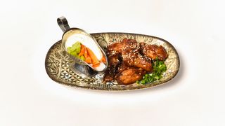 Куриные крылышки BBQ