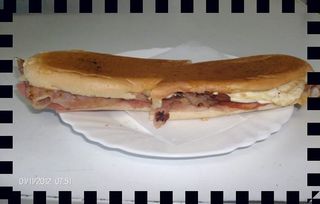 Sandes de Bacon, Mortadela, Chourição, Fiambre, Queijo e Ovo