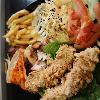 Plat chawarma viande 