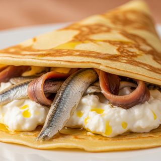 Acciughe, burro, burrata