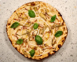 Carciofini e guanciale