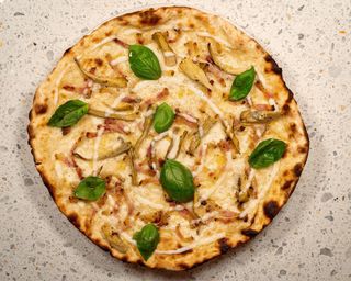 Carciofini e guanciale