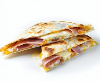 Piadina con prosciutto cotto e fontina