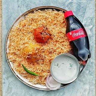 Mutton Biryani + Soda