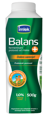 Jogurt fermentisani Balans + 1% 500g