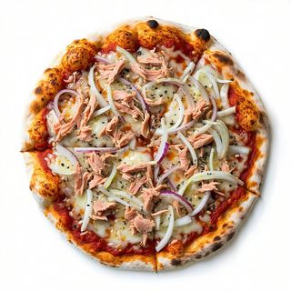 Tonno, mozzarella e cipolla