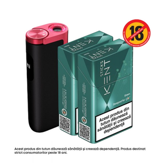 Starter Kit glo™ Hyper PRO Ruby Red + Kent designed for glo™ Green