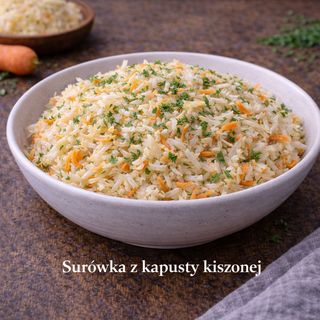 Surówka z kapusty kiszonej