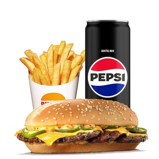 Extra Long Chili Cheese Meal