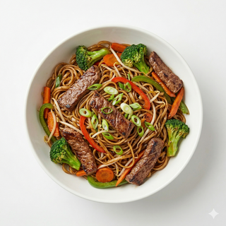 Fideos con ternera (牛肉炒粉干)