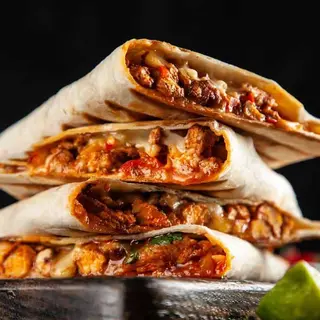 French taco de pollo