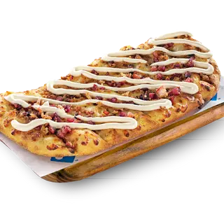 Cheesy Bread z boczkiem i cebulką prażoną