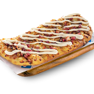 Cheesy Bread z boczkiem i cebulką prażoną