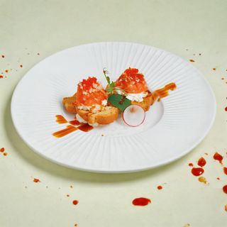 Bruschetta sake 2 pezzi