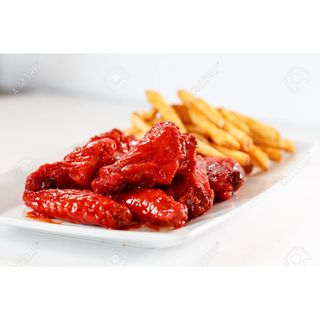12 Spicy Wings + Medium Fries
