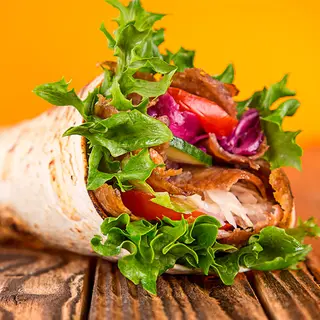Döner kebab sólo carne de pollo