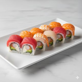 Rainbow Roll 8 Piezas